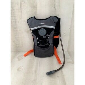 Avalanche Pioneer Hydration Bag Hiking Back Pack Orange Gray 34 Oz
